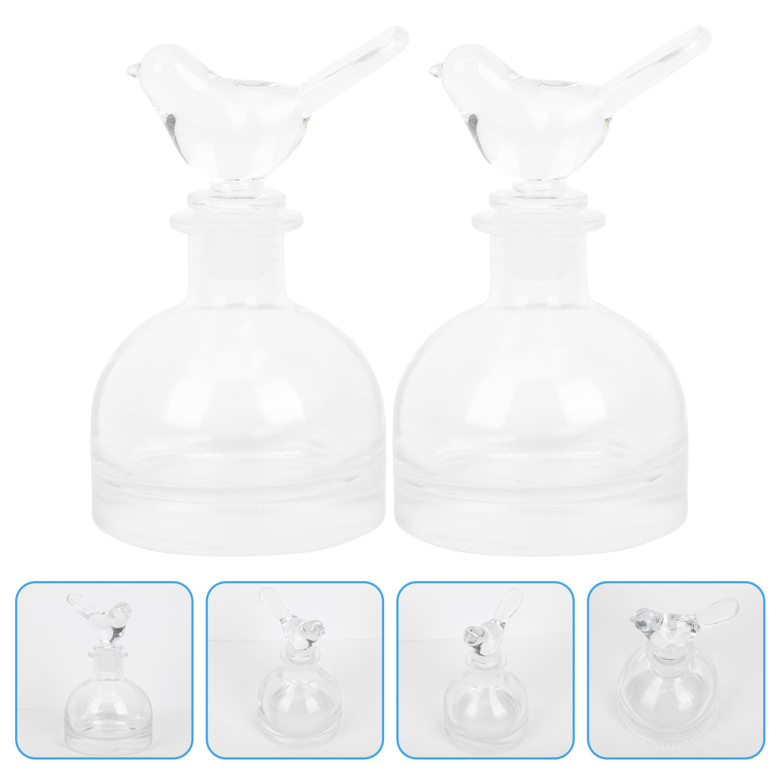 2Pcs Glass Perfume Bottles Pre - Fragrance Perfume Car 리뷰 및 가격