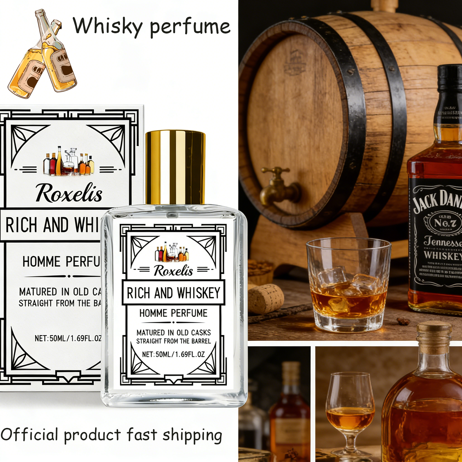 Roxelis 50ml Charm Whisky Men' - Perfume The Fragrance 리뷰 및 가격