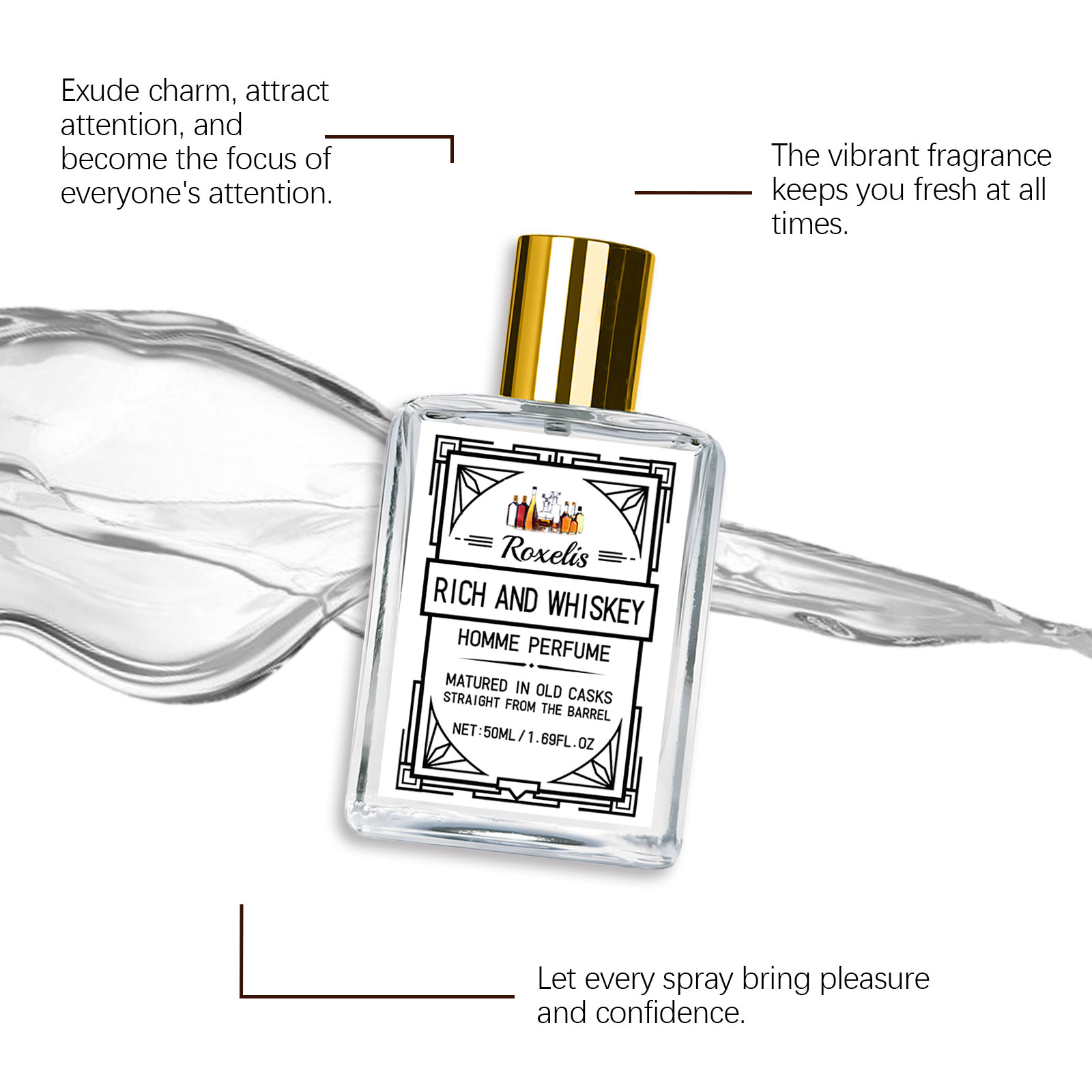 Roxelis 50ml Charm Whisky Men' - Perfume The Fragrance 리뷰 및 가격
