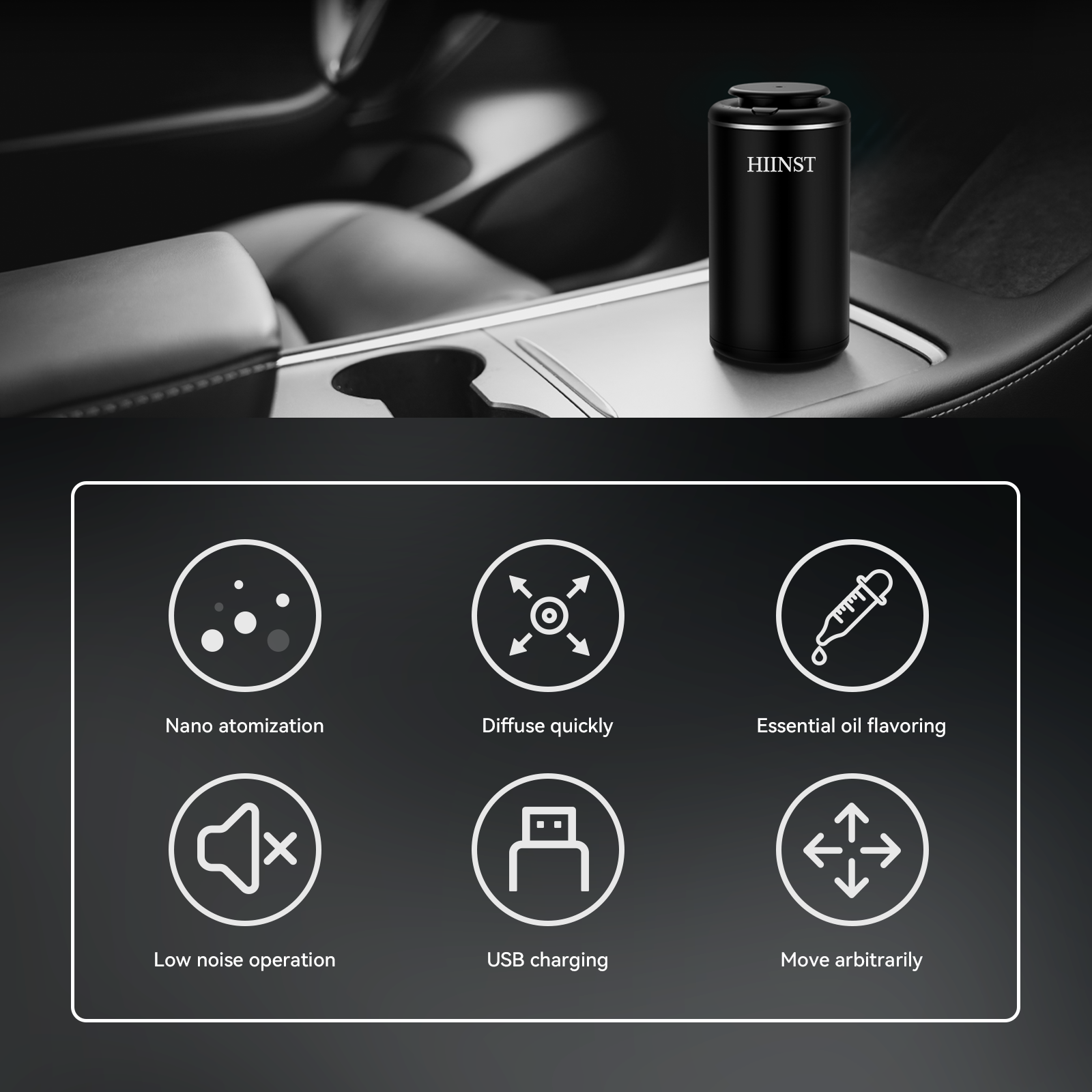 HIINST Luxury USB Rechargeable - Fragrance Perfume Car 리뷰 및 가격